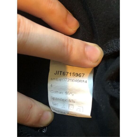 🌼5for$25🌼Shein Women’s Black “Mayhem” Crew Neck Short Sleeve T-Shirt Size M - Picture 6 of 7